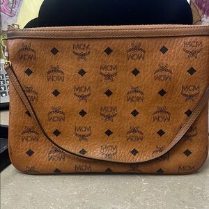 MCM Brown Leather Men's Bag